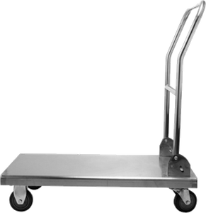 Wózek platformowy ze stali nierdzewnej (model B)